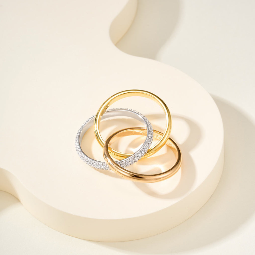 [Gaonasi Jewelry]TRINITY 2.5MM RING COLLECTION