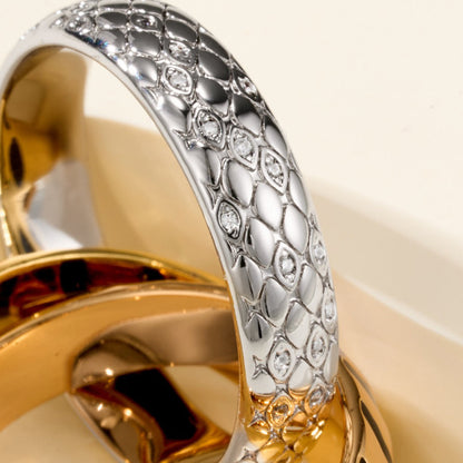[Gaonasi Jewelry]TRINITY  RING LEOPARD PRINT