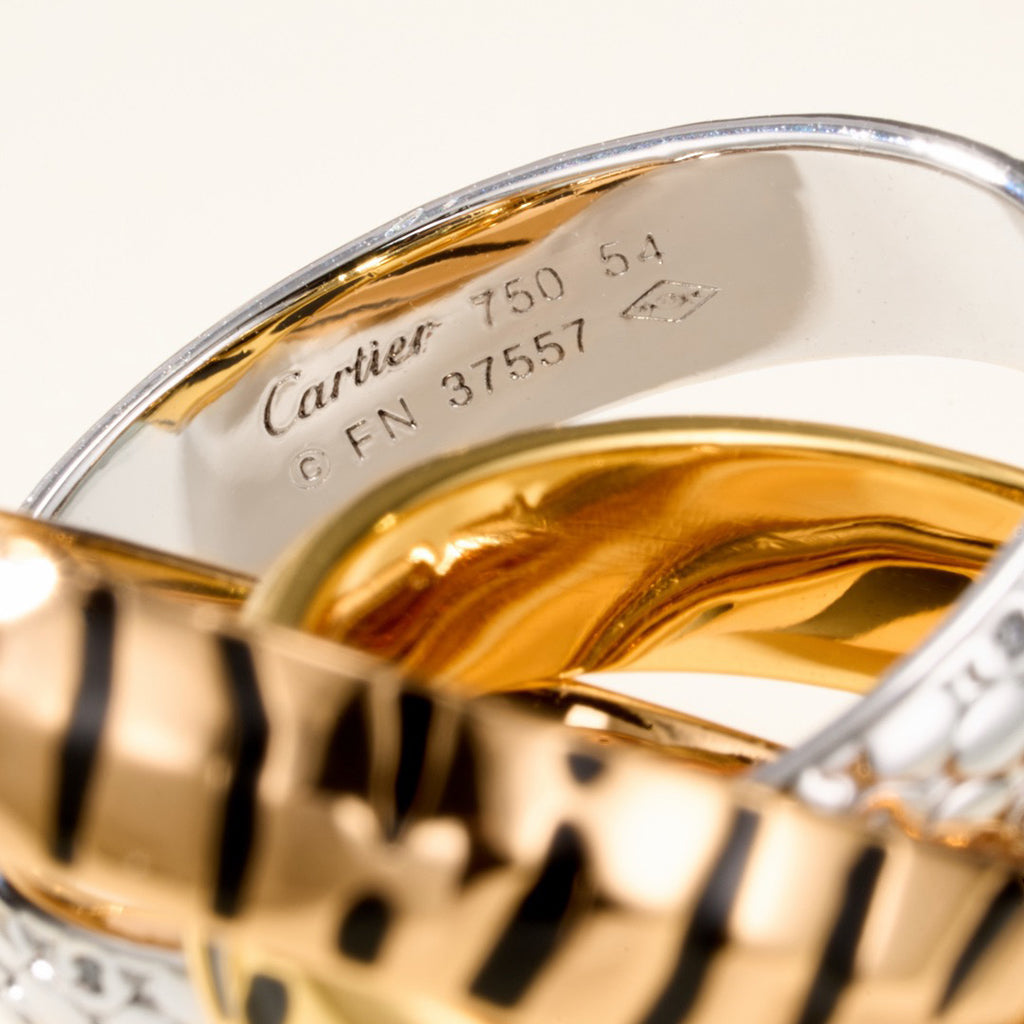 [Gaonasi Jewelry]TRINITY  RING LEOPARD PRINT