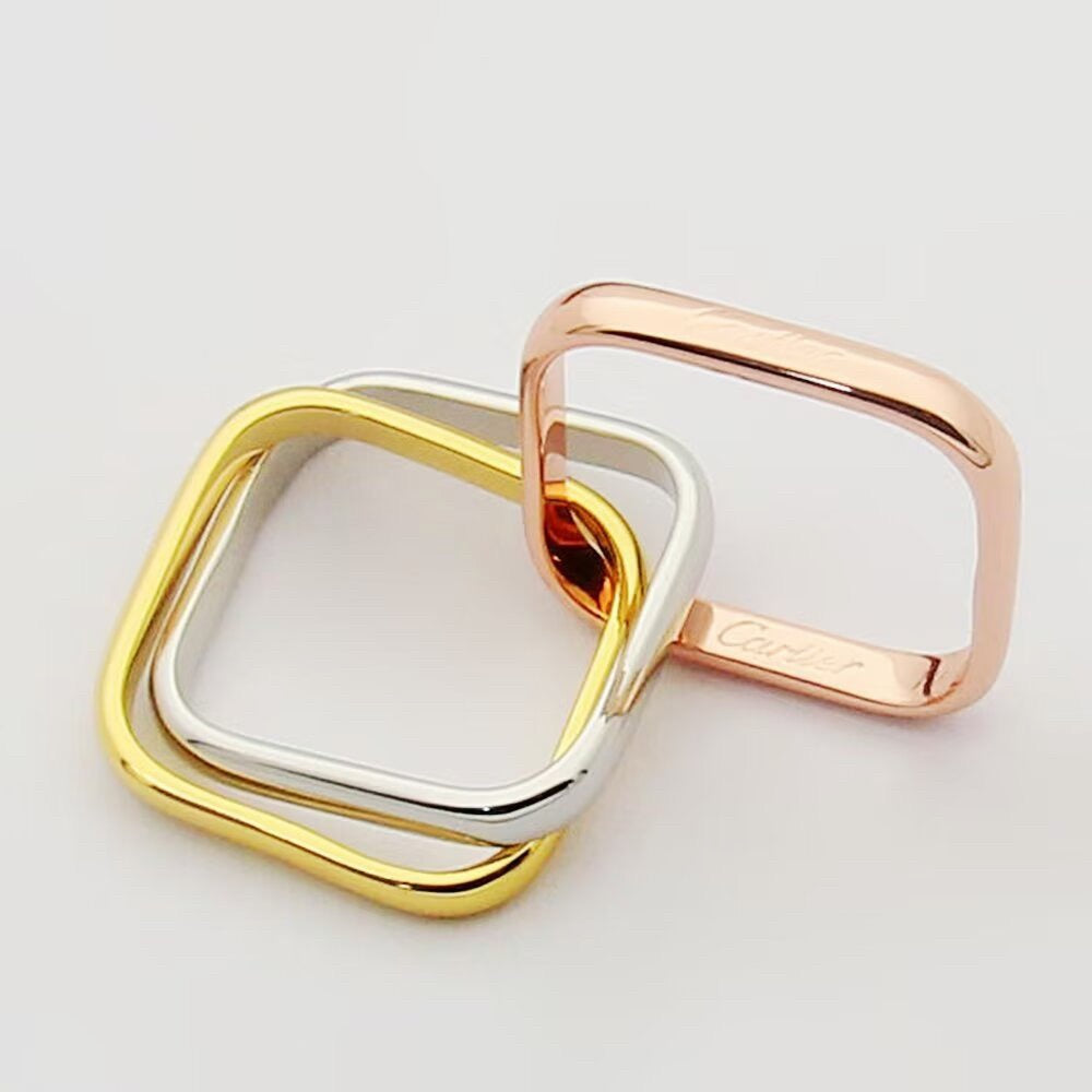 [Gaonasi Jewelry]TRINITY 3.5MM CUSHION RING COLLECTION