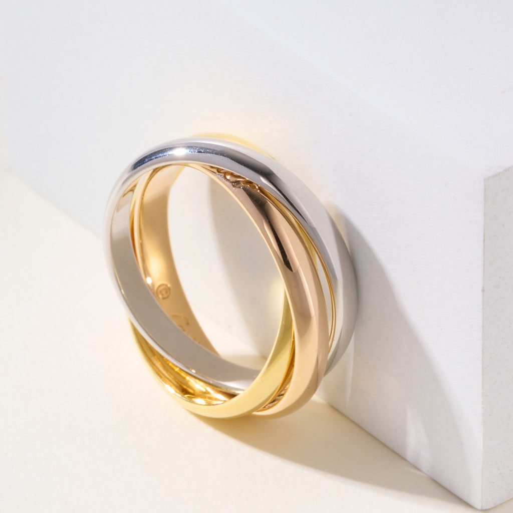 [Gaonasi Jewelry]TRINITY 3.2MM RING COLLECTION