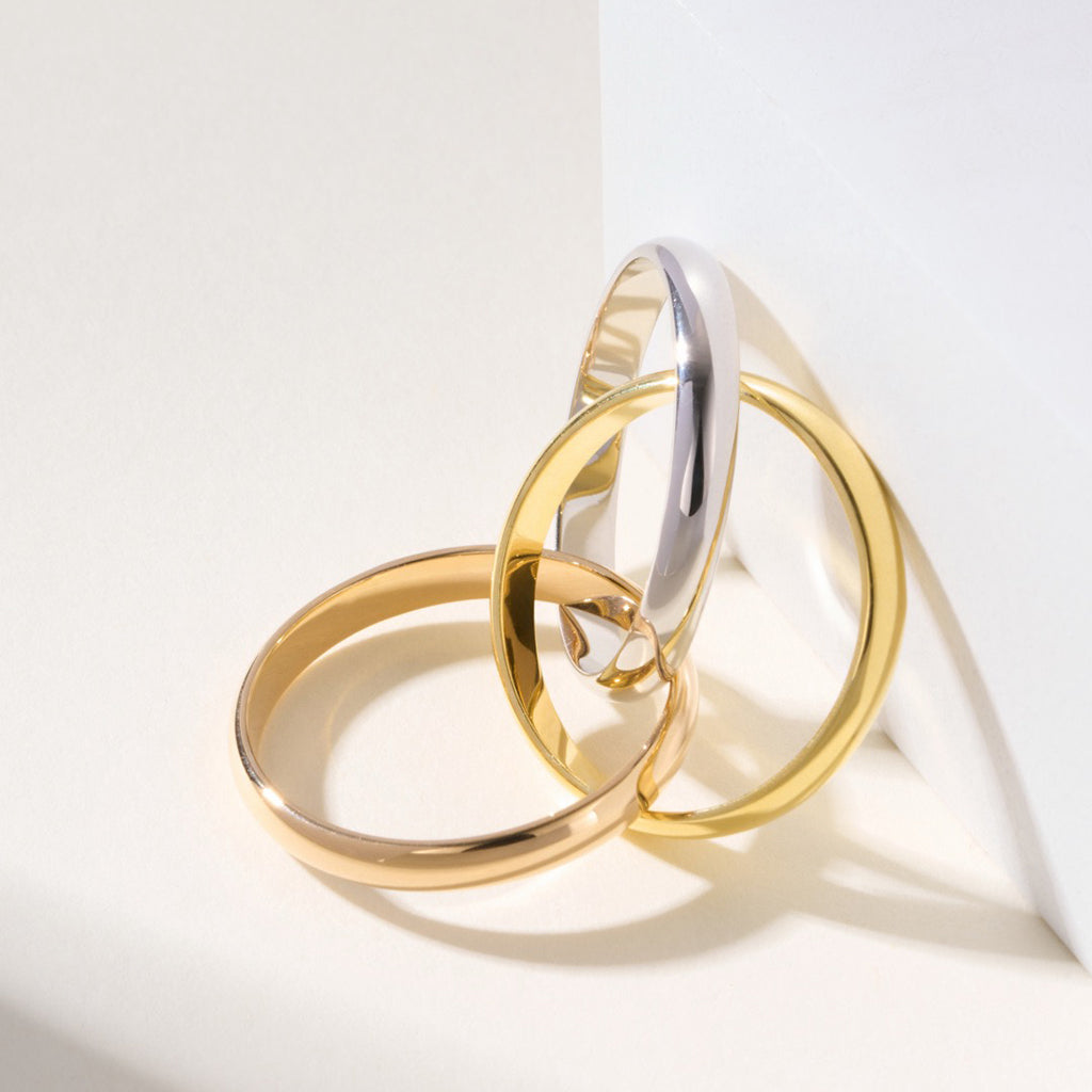 [Gaonasi Jewelry]TRINITY 2.5MM RING COLLECTION