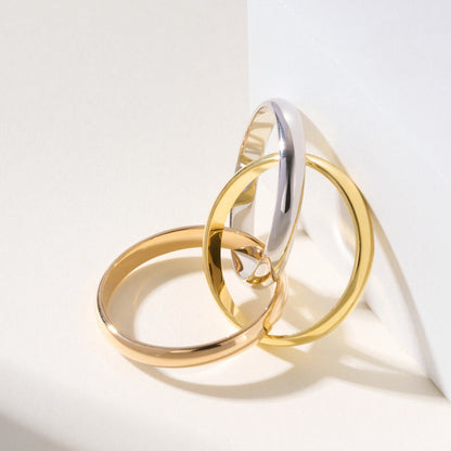 [Gaonasi Jewelry]TRINITY 2.5MM RING COLLECTION