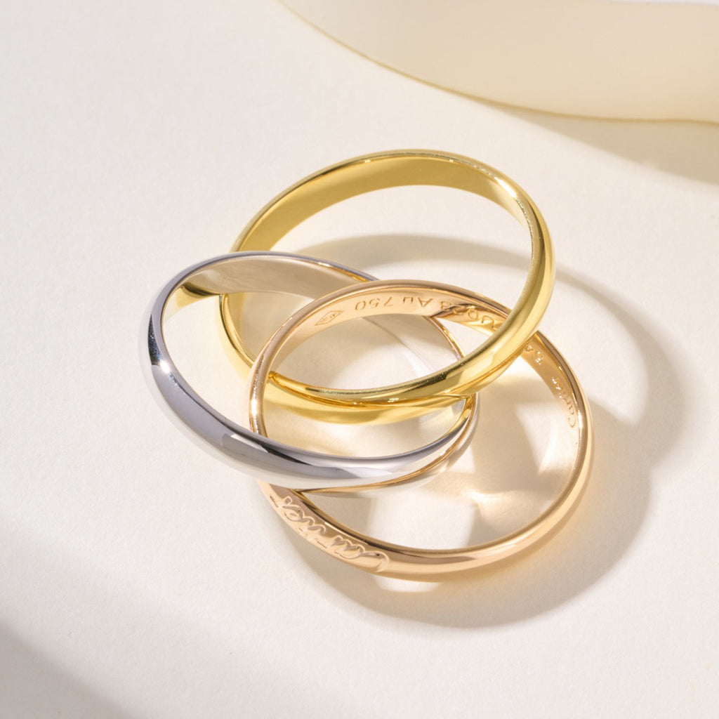 [Gaonasi Jewelry]TRINITY 2.5MM RING COLLECTION