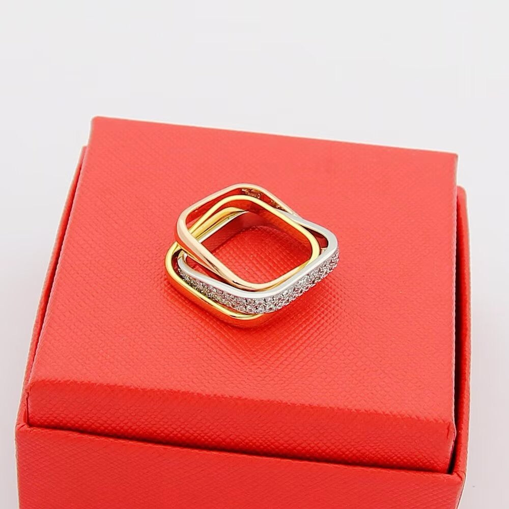 [Gaonasi Jewelry]TRINITY 3.5MM CUSHION RING COLLECTION