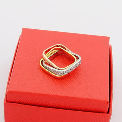 [Gaonasi Jewelry]TRINITY 3.5MM CUSHION RING COLLECTION