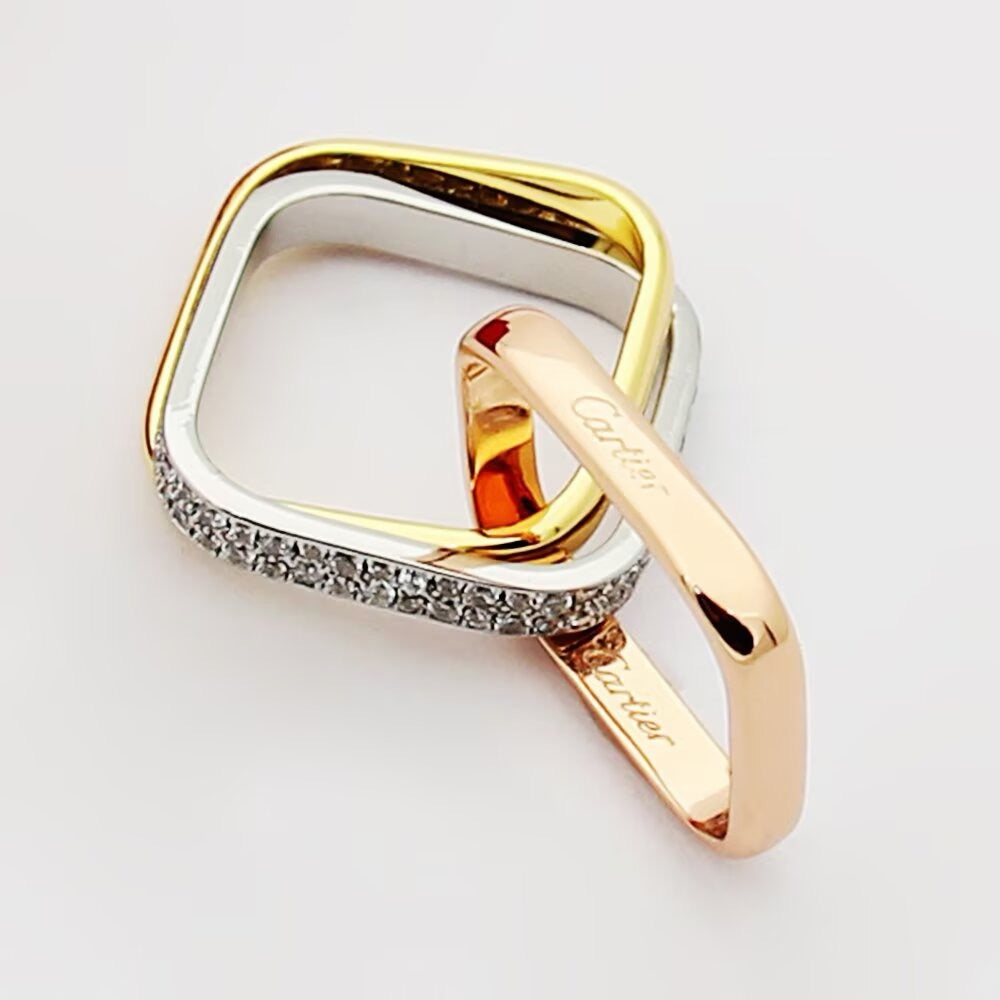 [Gaonasi Jewelry]TRINITY 3.5MM CUSHION RING COLLECTION