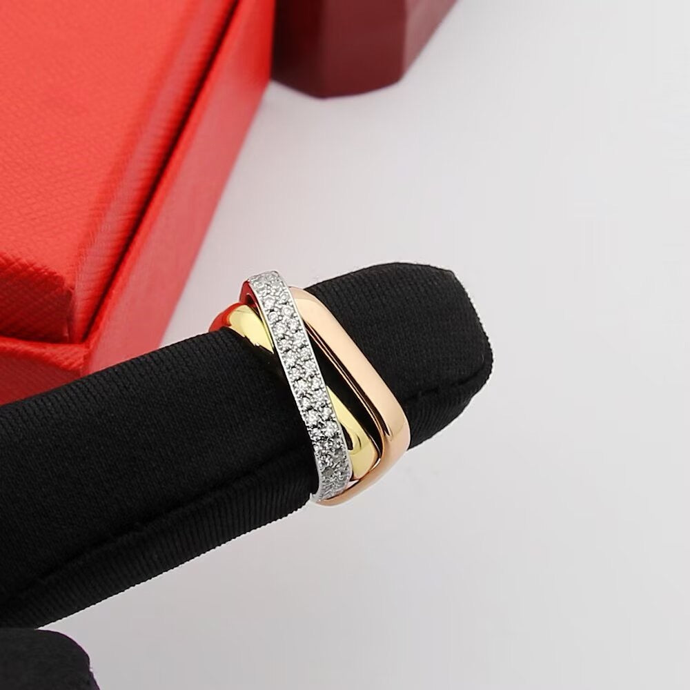 [Gaonasi Jewelry]TRINITY 3.5MM CUSHION RING COLLECTION