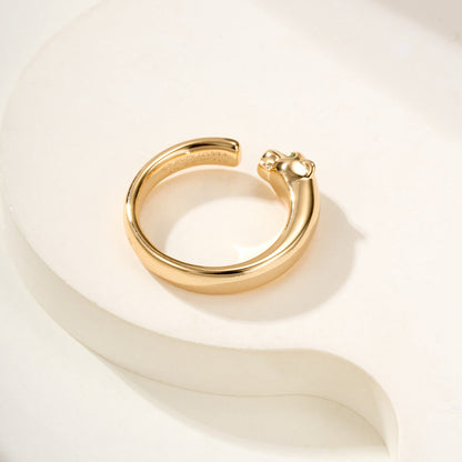 [Gaonasi Jewelry]PANTHERE NO DIAMOND SMALL RING