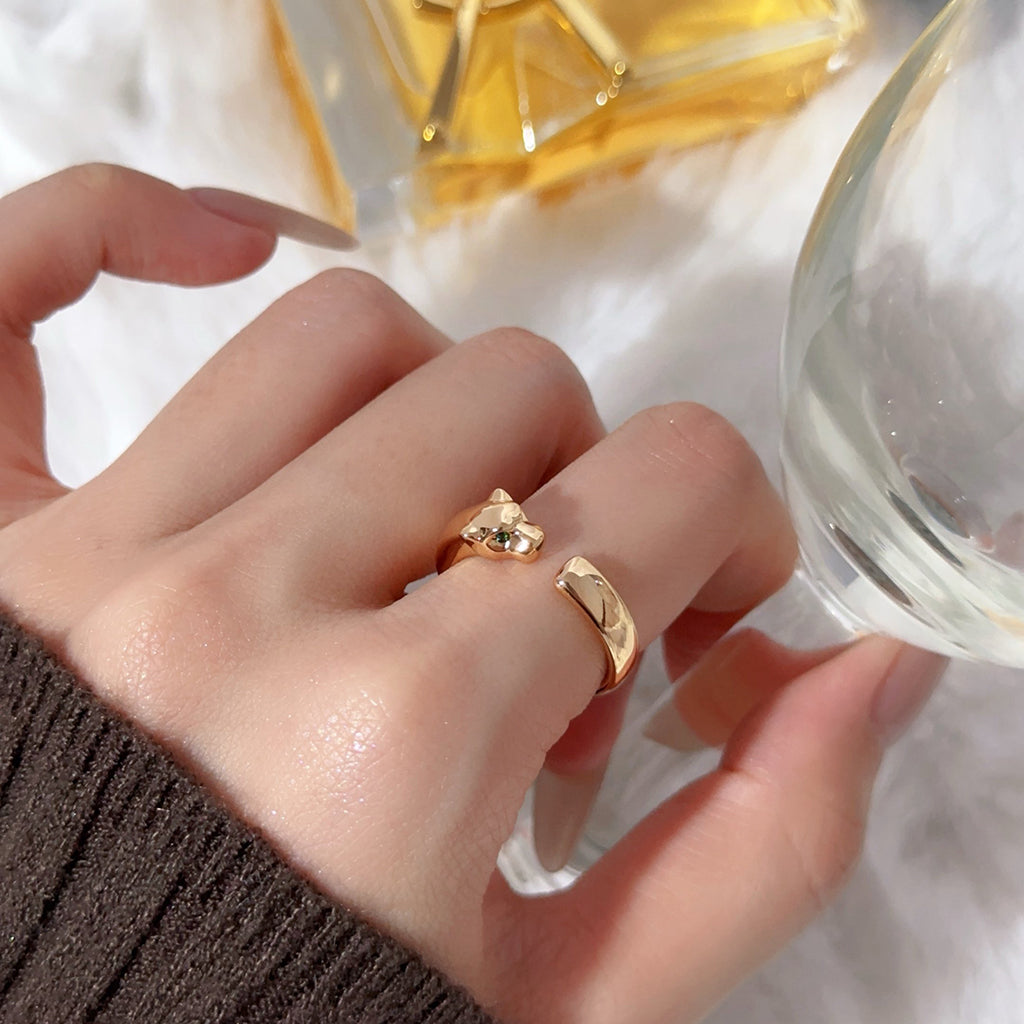 [Gaonasi Jewelry]PANTHERE NO DIAMOND SMALL RING