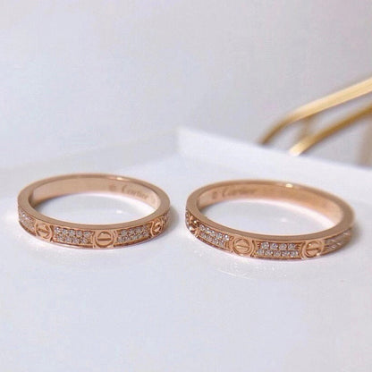 [Gaonasi Jewelry]LOVE RING 2.65MM DIAMOND