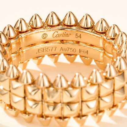 [Gaonasi Jewelry]CLASH 9.2MM DOUBLE ROW RING