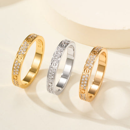 [Gaonasi Jewelry]LOVE RING 2.65MM DIAMOND