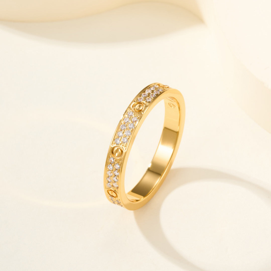 [Gaonasi Jewelry]LOVE RING 2.65MM DIAMOND
