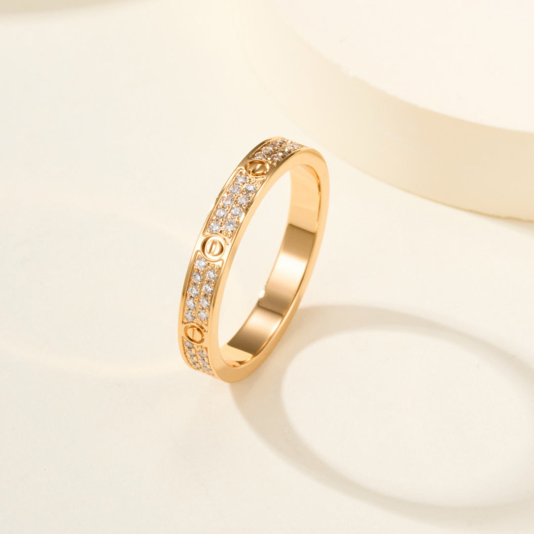 [Gaonasi Jewelry]LOVE RING 2.65MM DIAMOND