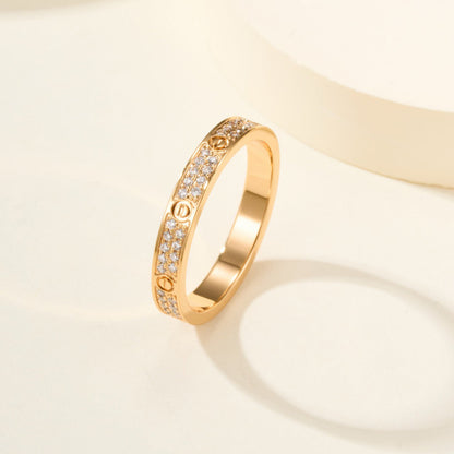 [Gaonasi Jewelry]LOVE RING 2.65MM DIAMOND