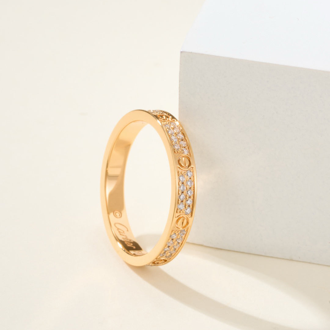 [Gaonasi Jewelry]LOVE RING 2.65MM DIAMOND