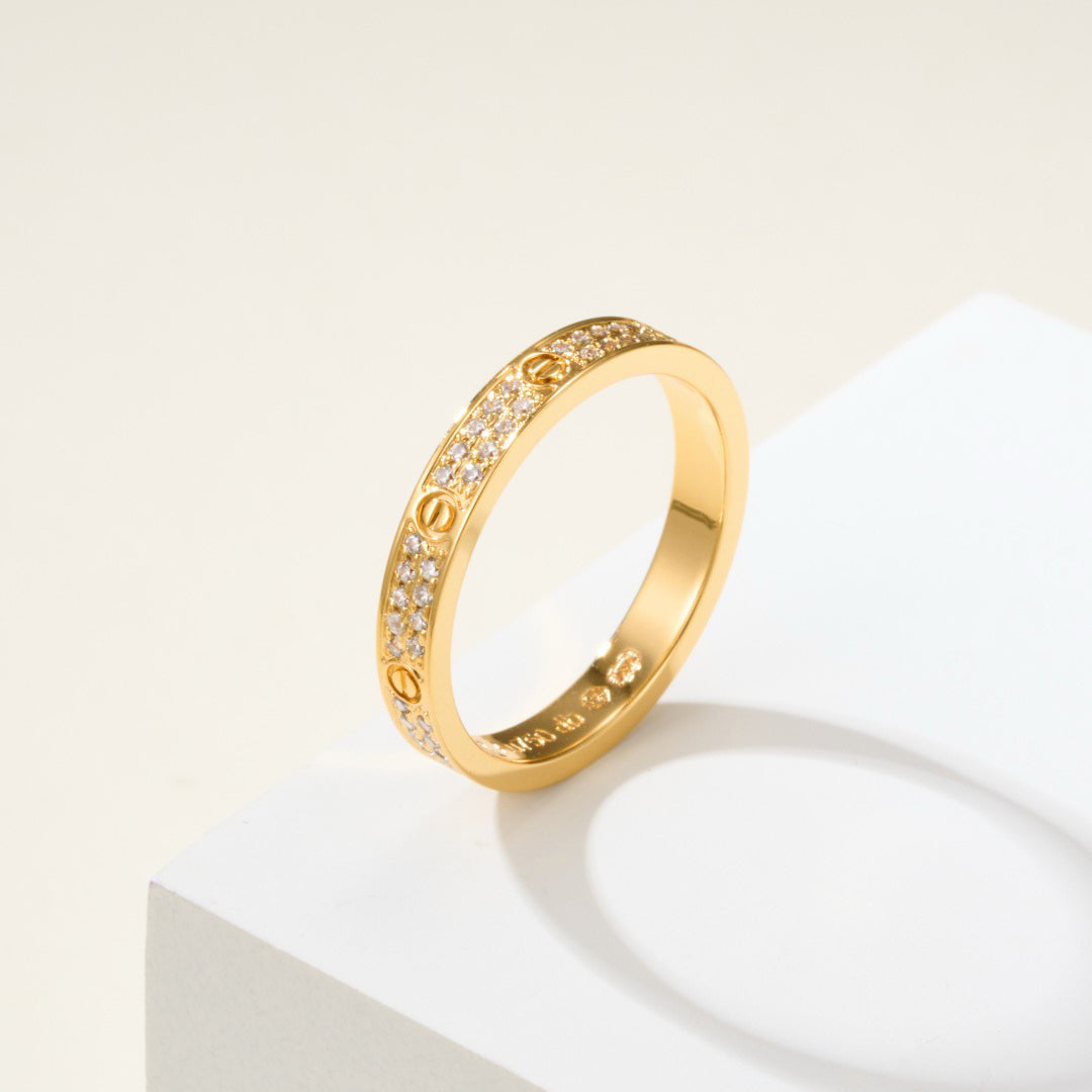 [Gaonasi Jewelry]LOVE RING 2.65MM DIAMOND