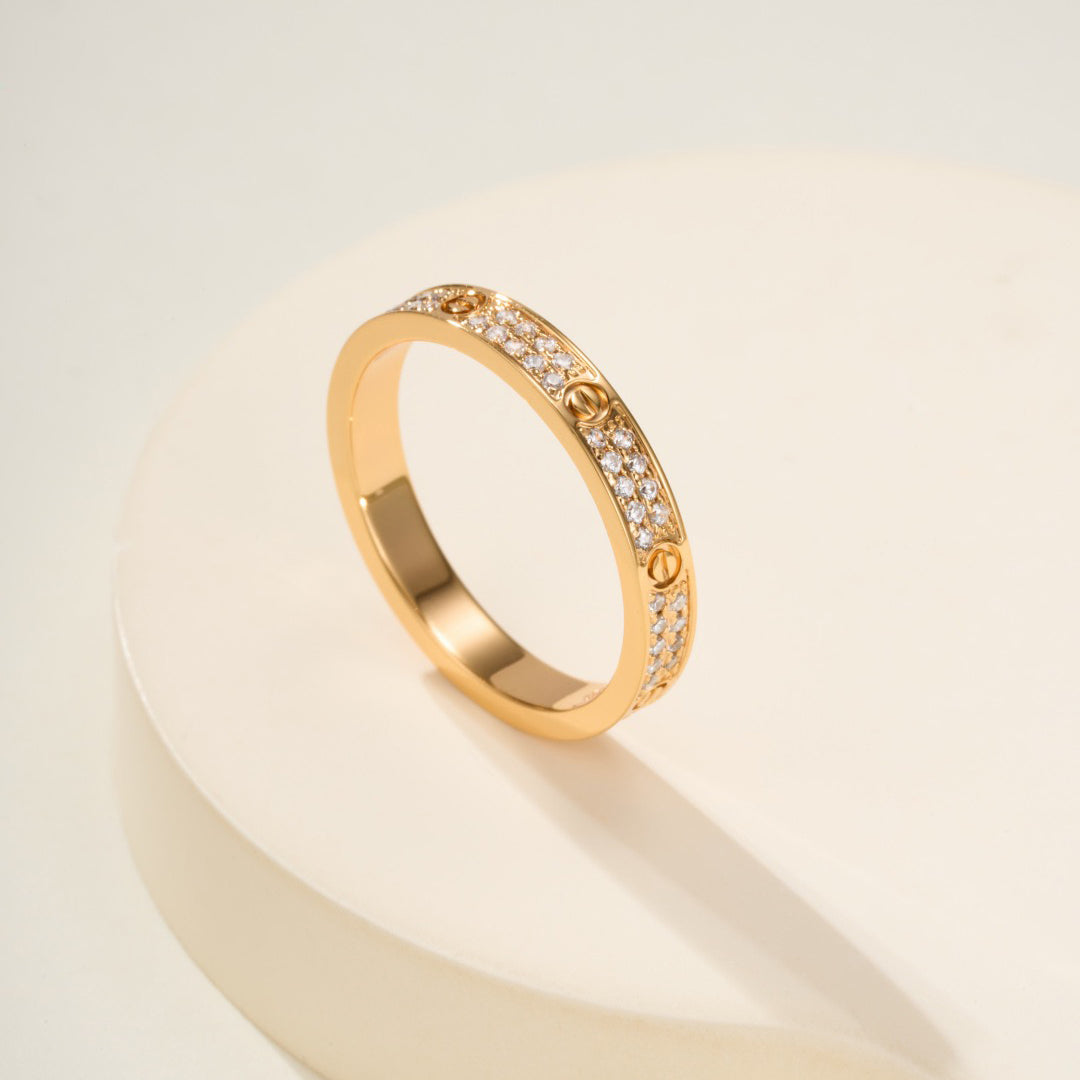 [Gaonasi Jewelry]LOVE RING 2.65MM DIAMOND