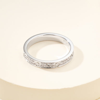 [Gaonasi Jewelry]LOVE RING 2.65MM DIAMOND