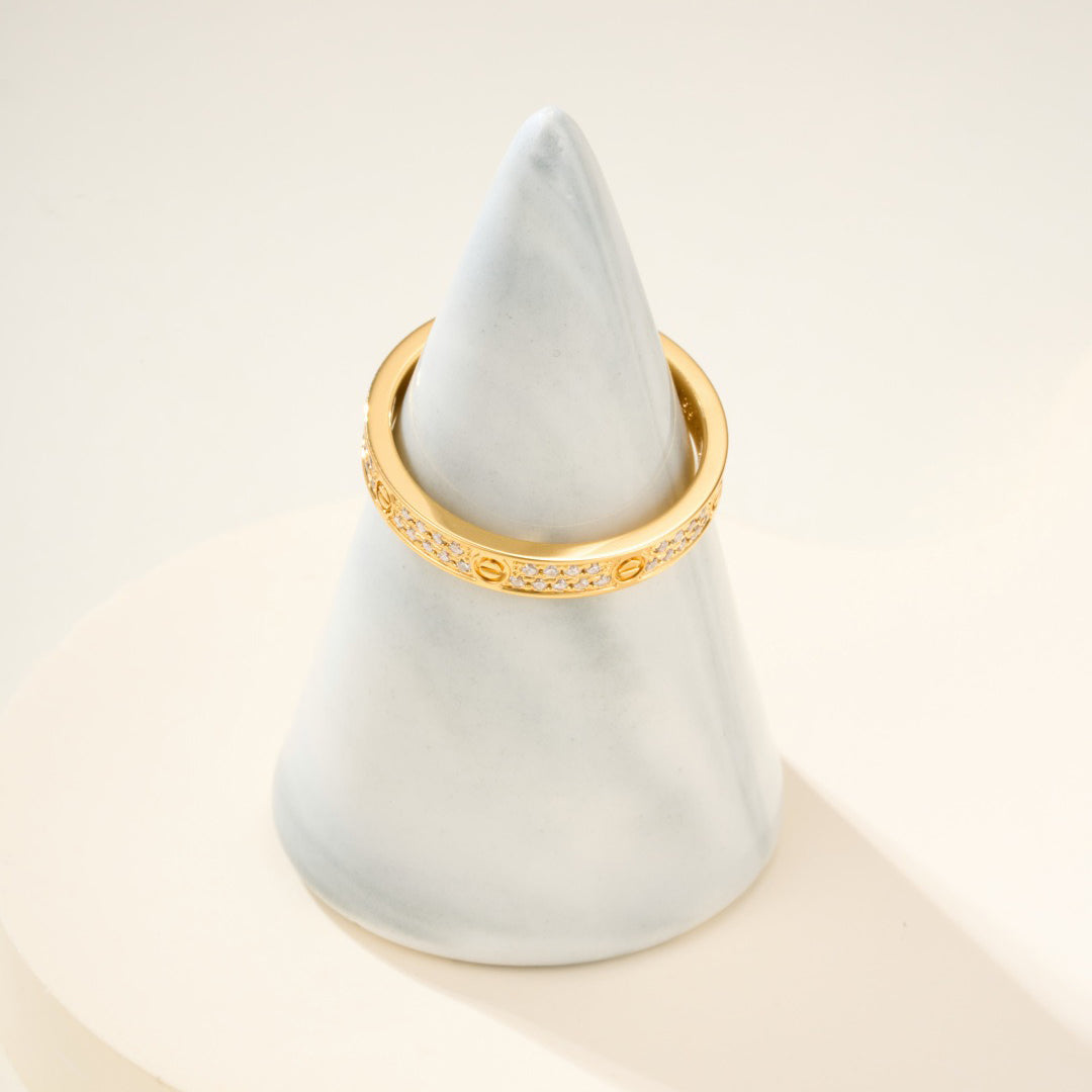 [Gaonasi Jewelry]LOVE RING 2.65MM DIAMOND