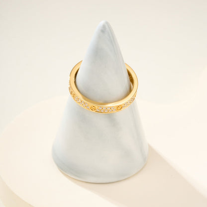 [Gaonasi Jewelry]LOVE RING 2.65MM DIAMOND