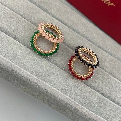 [Gaonasi Jewelry]CLASH 7.9MM AGATE CHALCEDONY RING