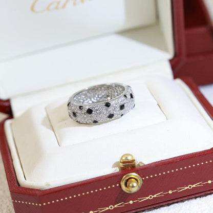 [Gaonasi Jewelry]PANTHERE SPOTTED FULL DIAMOND RING
