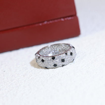 [Gaonasi Jewelry]PANTHERE SPOTTED FULL DIAMOND RING