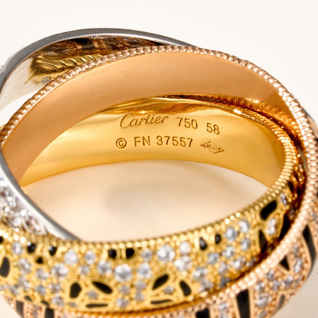 [Gaonasi Jewelry]TRINITY  RING LEOPARD PRINT