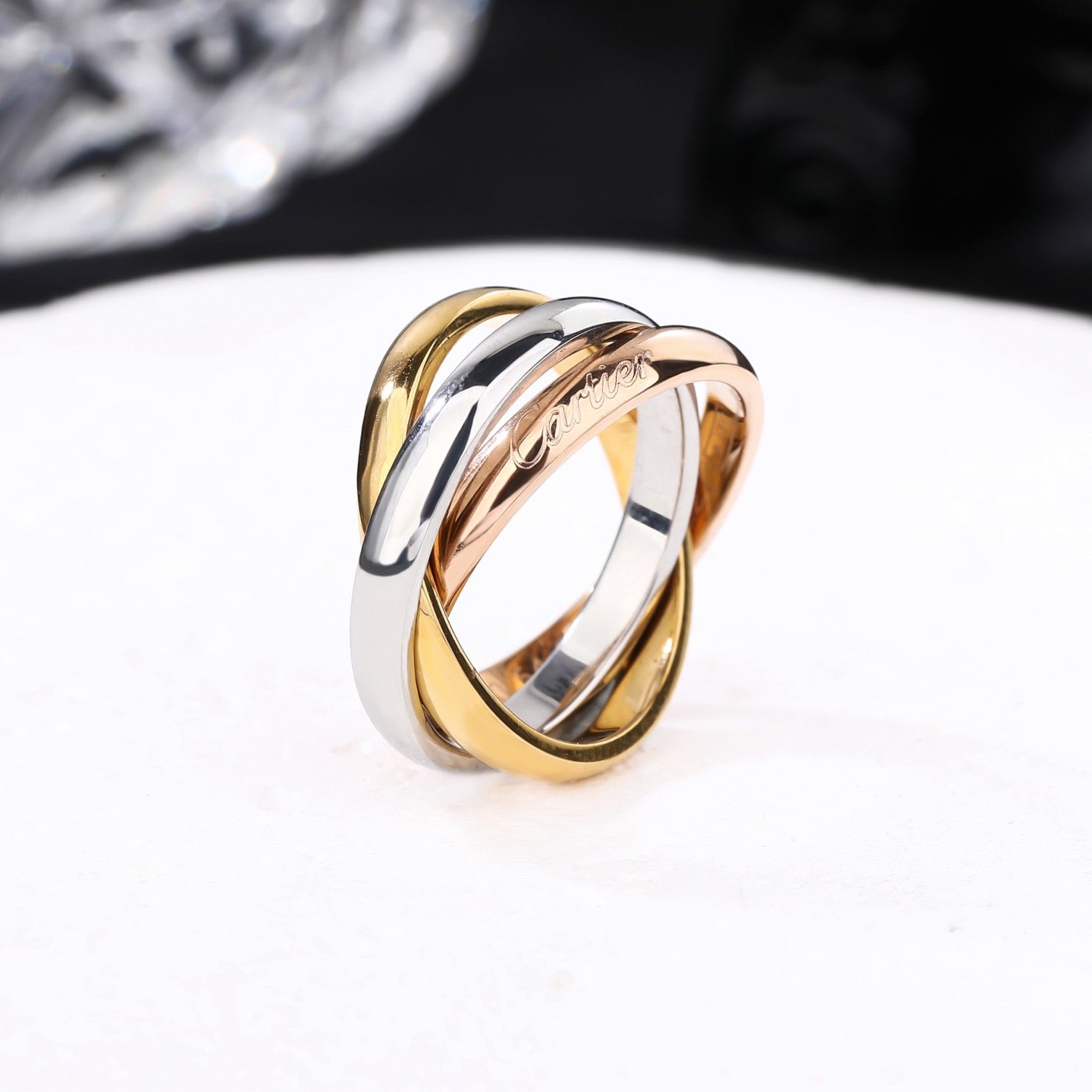 [Gaonasi Jewelry]TRINITY 3.2MM RING COLLECTION