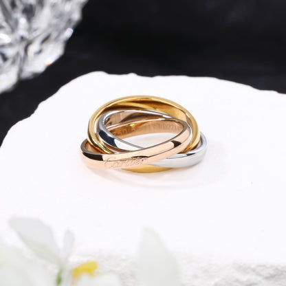 [Gaonasi Jewelry]TRINITY 3.2MM RING COLLECTION