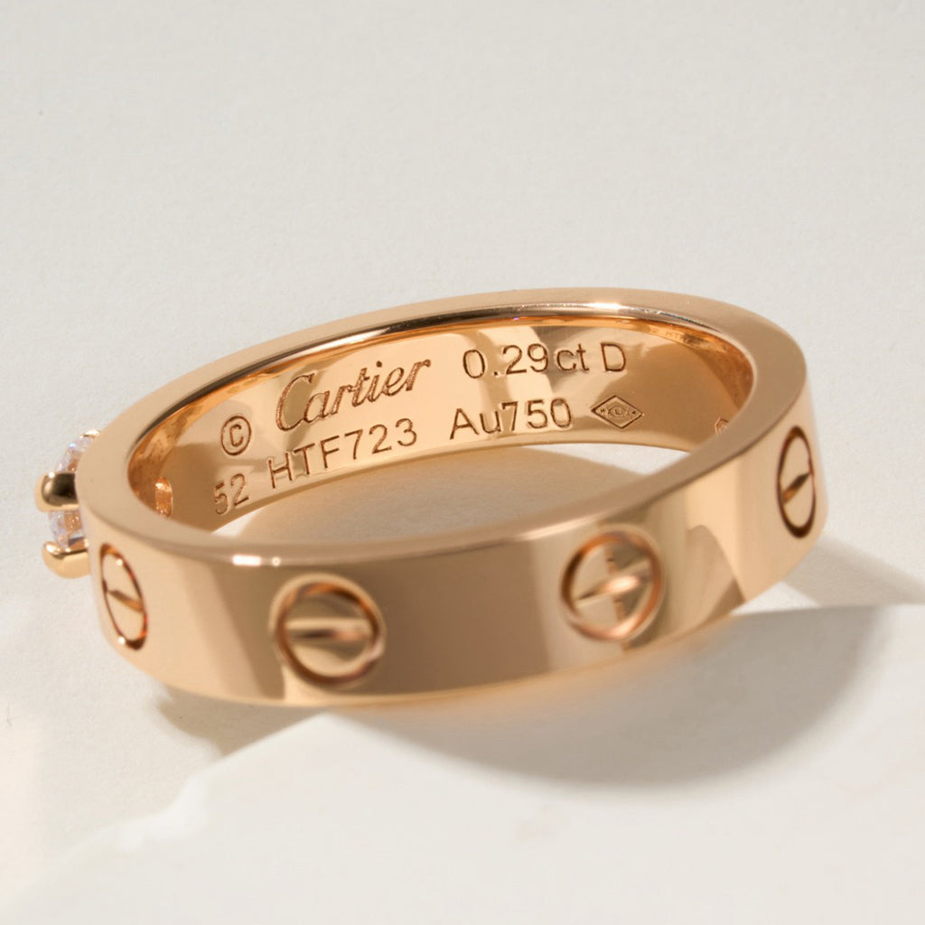 [Gaonasi Jewelry]LOVE RING 3.6MM 1 BIG DIAMOND