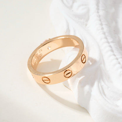 [Gaonasi Jewelry]LOVE RING 3.6MM 1 BIG DIAMOND