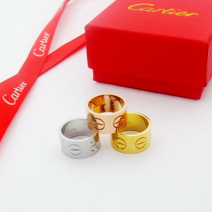 [Gaonasi Jewelry]LOVE 11MM LARGE RING