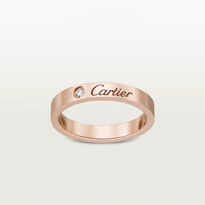 [Gaonasi Jewelry]LOVE RING 4MM 1 DIAMOND
