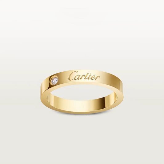 [Gaonasi Jewelry]LOVE RING 4MM 1 DIAMOND