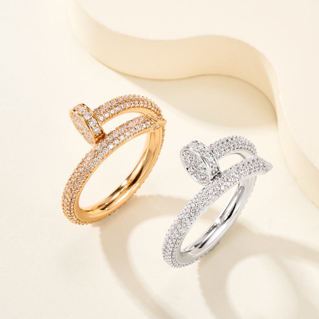 [Gaonasi Jewelry]JUSTE RING 2.6MM FULL DIAMOND