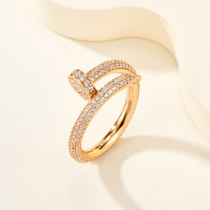 [Gaonasi Jewelry]JUSTE RING 2.6MM FULL DIAMOND