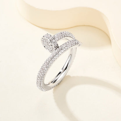 [Gaonasi Jewelry]JUSTE RING 2.6MM FULL DIAMOND