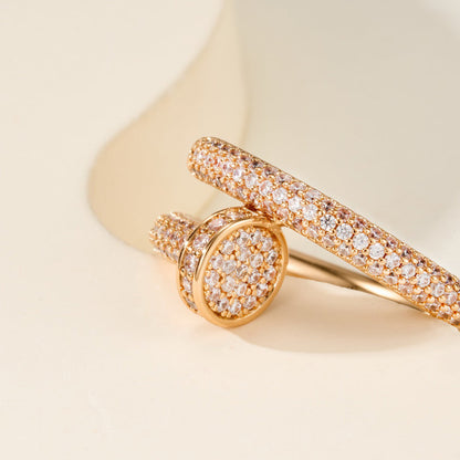 [Gaonasi Jewelry]JUSTE RING 2.6MM FULL DIAMOND