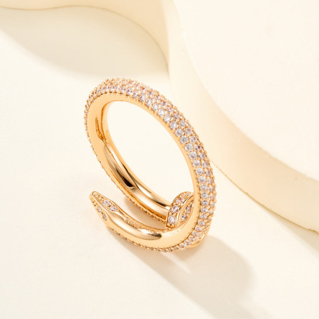 [Gaonasi Jewelry]JUSTE RING 2.6MM FULL DIAMOND