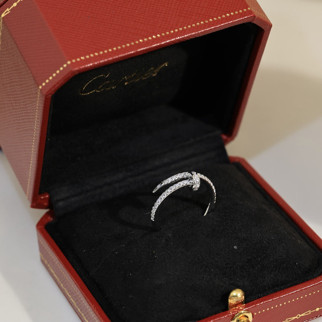 [Gaonasi Jewelry]JUSTE 1.8MM FULL DIAMOND RING