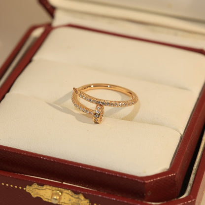 [Gaonasi Jewelry]JUSTE 1.8MM FULL DIAMOND RING