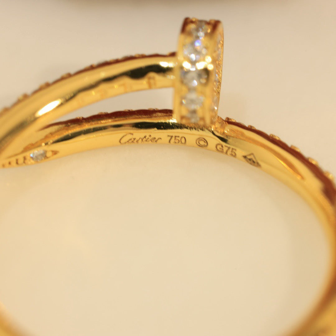 [Gaonasi Jewelry]JUSTE 1.8MM FULL DIAMOND RING
