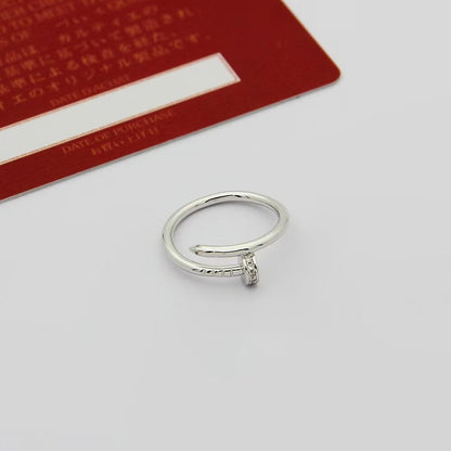 [Gaonasi Jewelry]JUSTE 1.8MM HALF DIAMOND RING