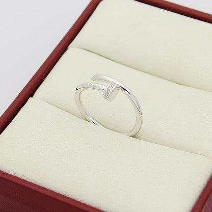 [Gaonasi Jewelry]JUSTE 1.8MM HALF DIAMOND RING
