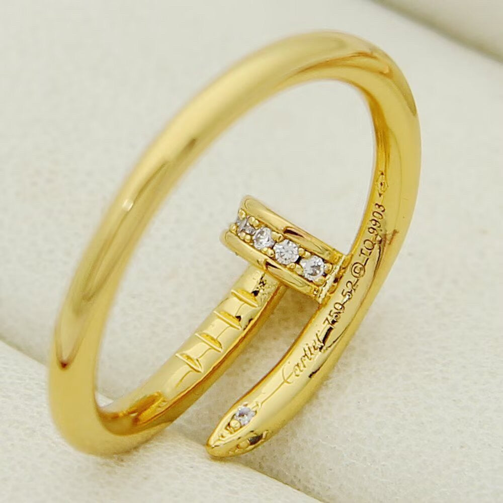 [Gaonasi Jewelry]JUSTE 1.8MM HALF DIAMOND RING