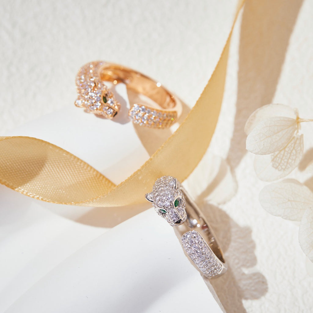 [Gaonasi Jewelry]PANTHERE FULL DIAMOND SMALL RING
