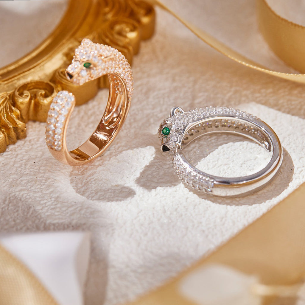 [Gaonasi Jewelry]PANTHERE FULL DIAMOND SMALL RING